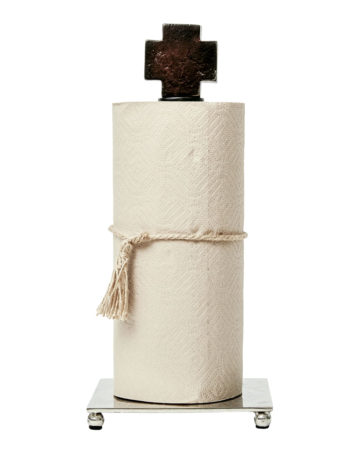 Jan Barboglio House Blessing Paper Towel Holder In Nickel