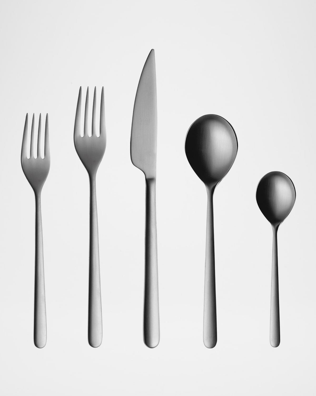Mepra Linea Ice 5-piece Place Setting In Brushed Stainless Steel