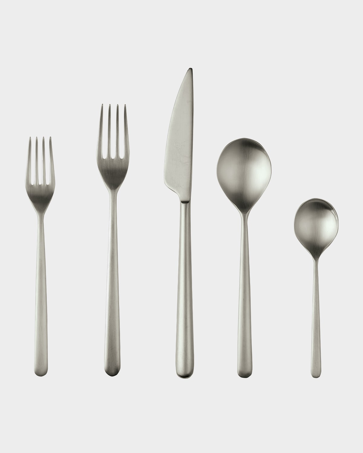 Mepra Linea Ice 5-piece Flatware Set In Silver