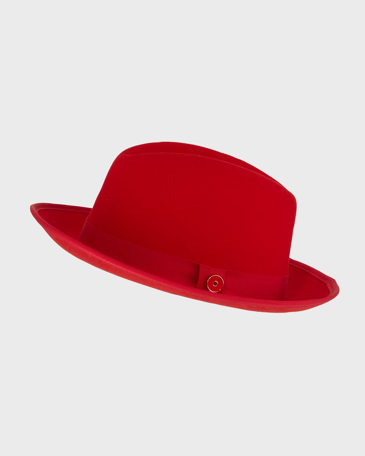 Keith James Men's King Fedora Hat In Rose Red