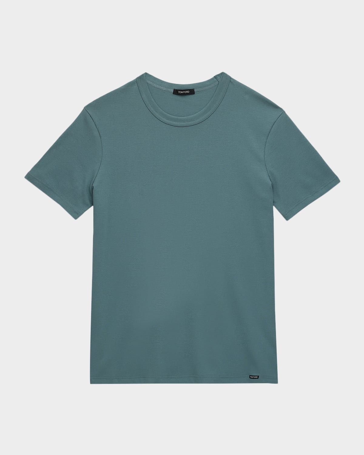Tom Ford Men's Solid Stretch Jersey T-shirt In Blue