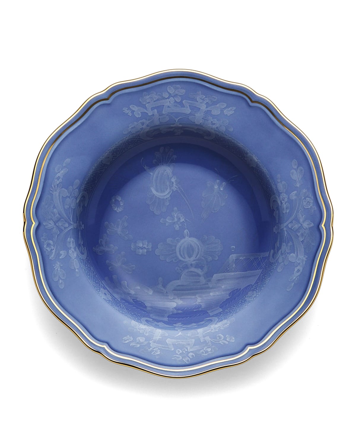 Ginori 1735 Oriente Italiano Rim Soup Plate, Pervinca In Pervinca