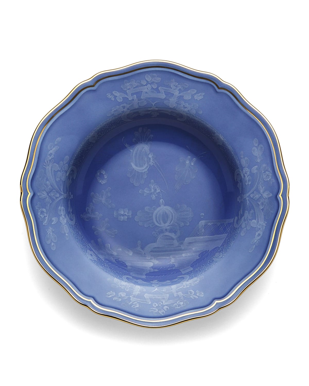 Shop Ginori 1735 Oriente Italiano Rim Soup Plate, Pervinca