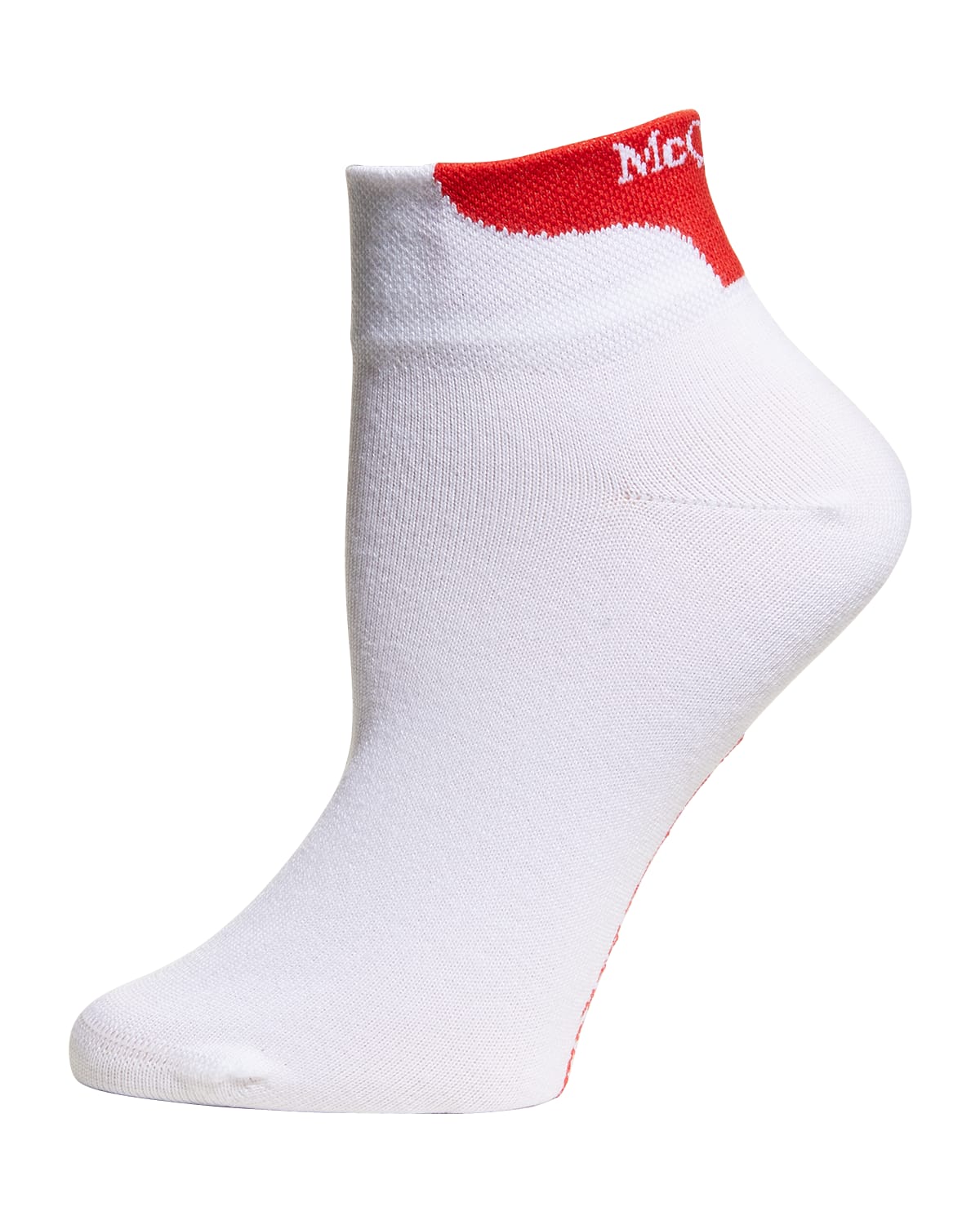 Alexander Mcqueen Logo Branded Ankle Sport Socks In White