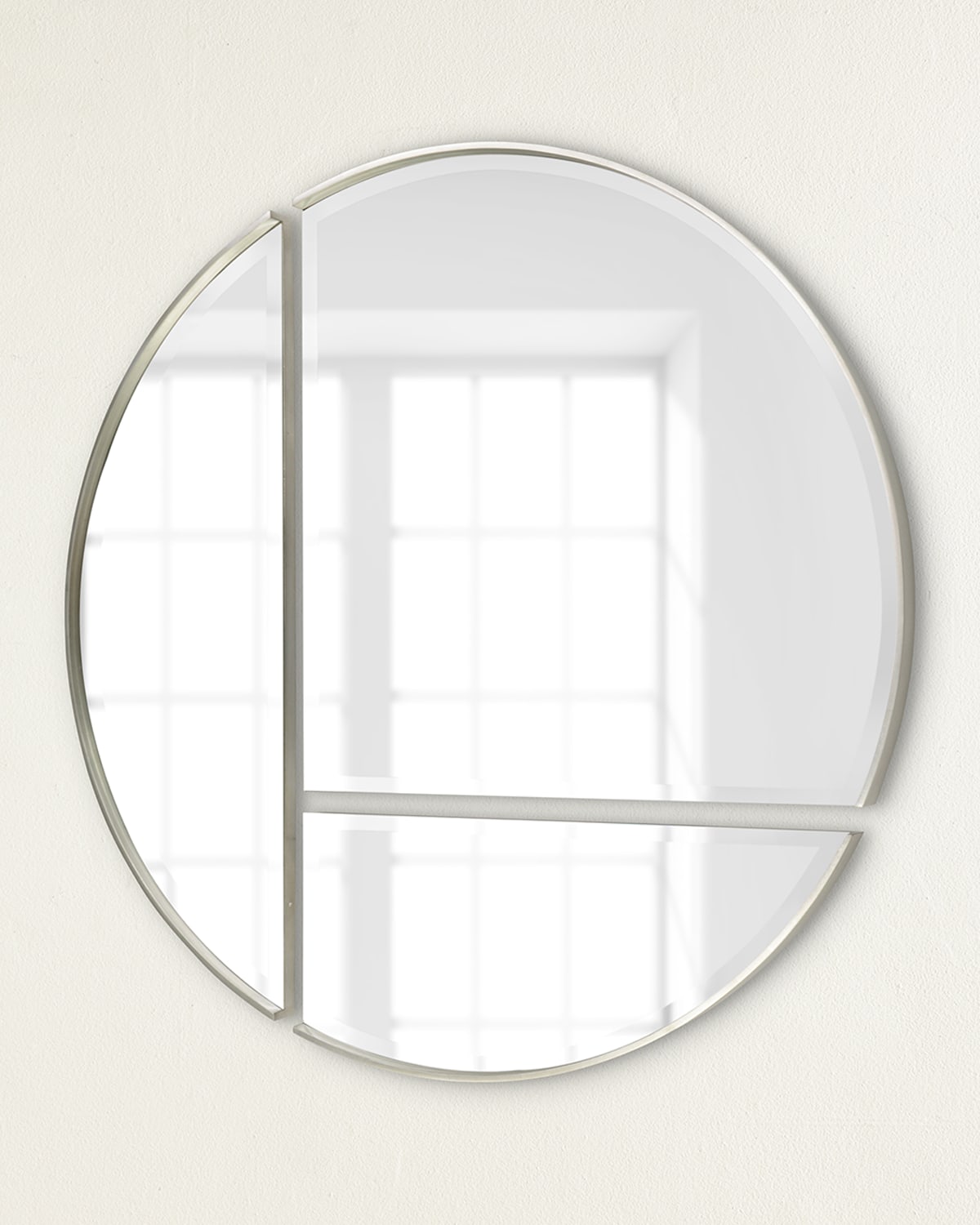 Shop John-richard Collection Gimmonet Mirror In Silver