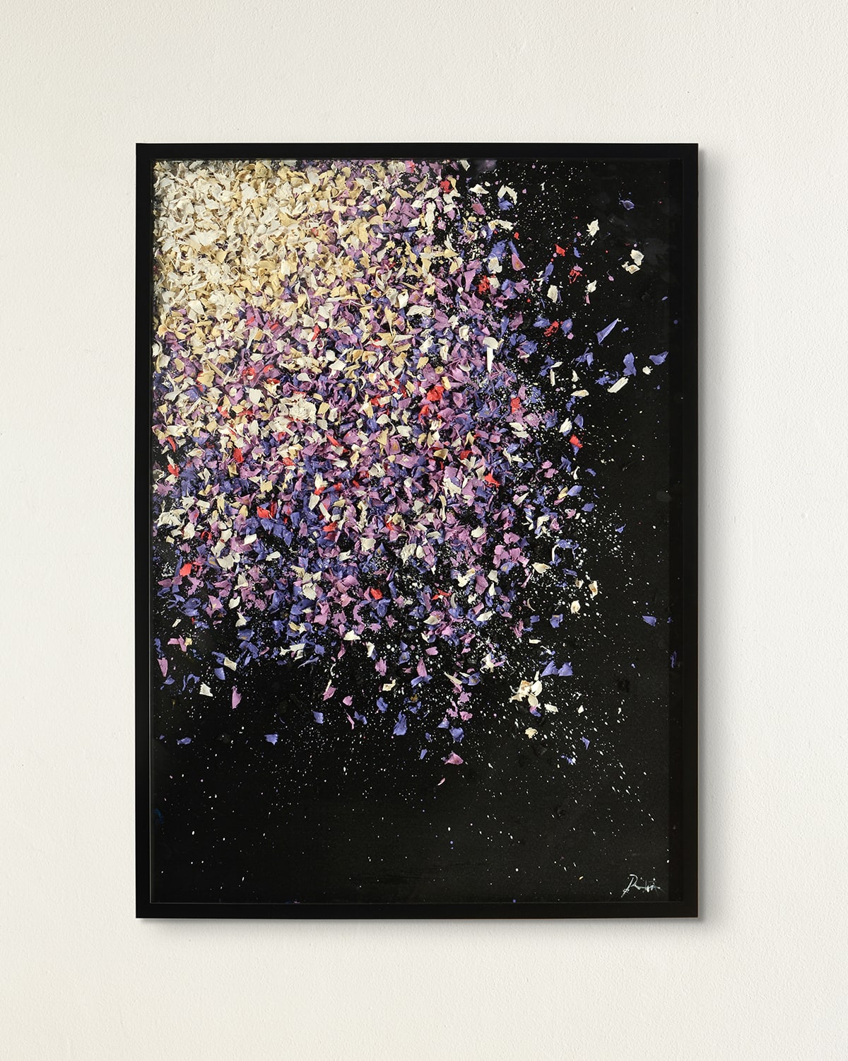 Shop John-richard Collection Purple Composition Abstract Art By Ruan Wei In Multi
