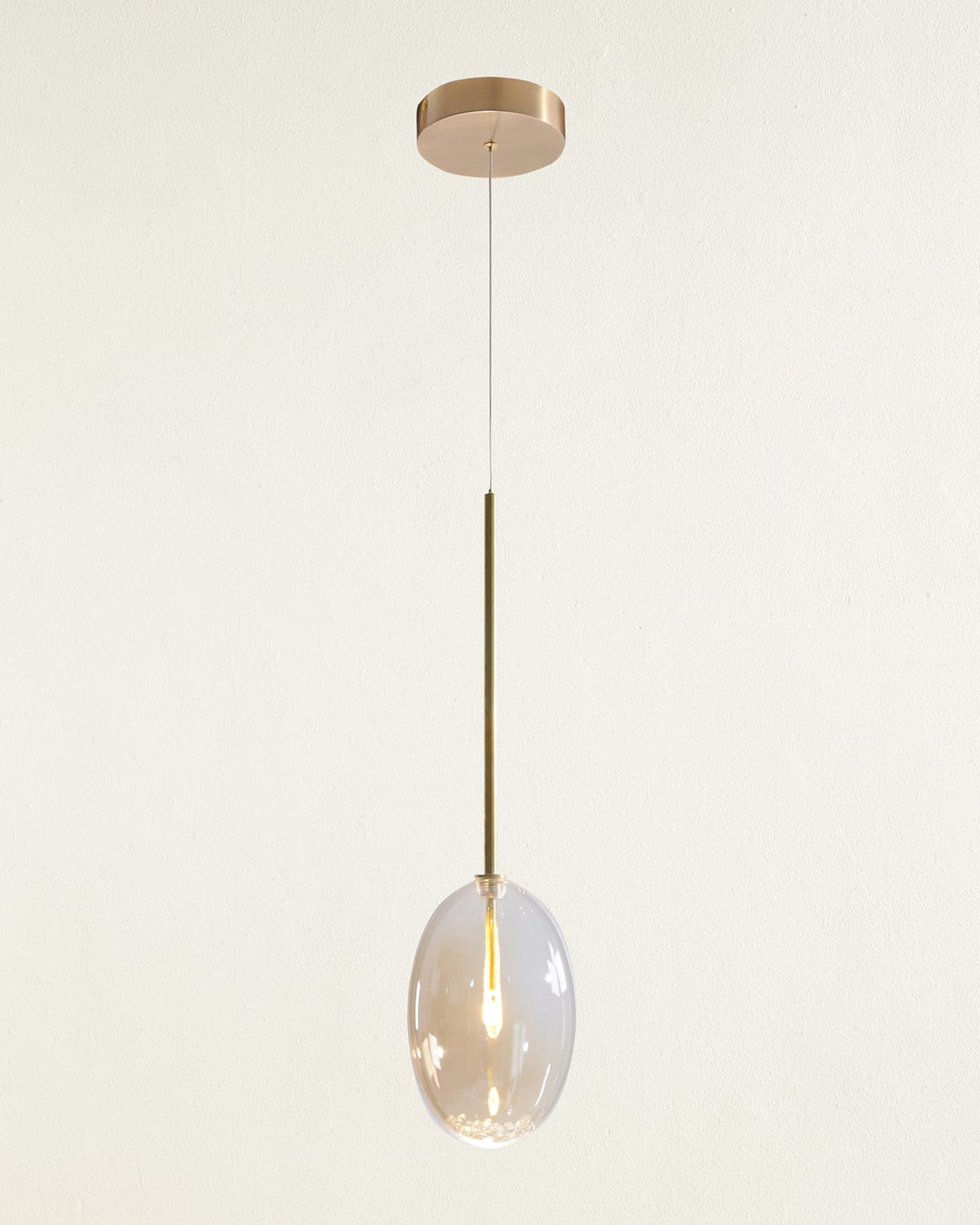 Shop John-richard Collection Echo Single-light Drop Light Pendant In Gold
