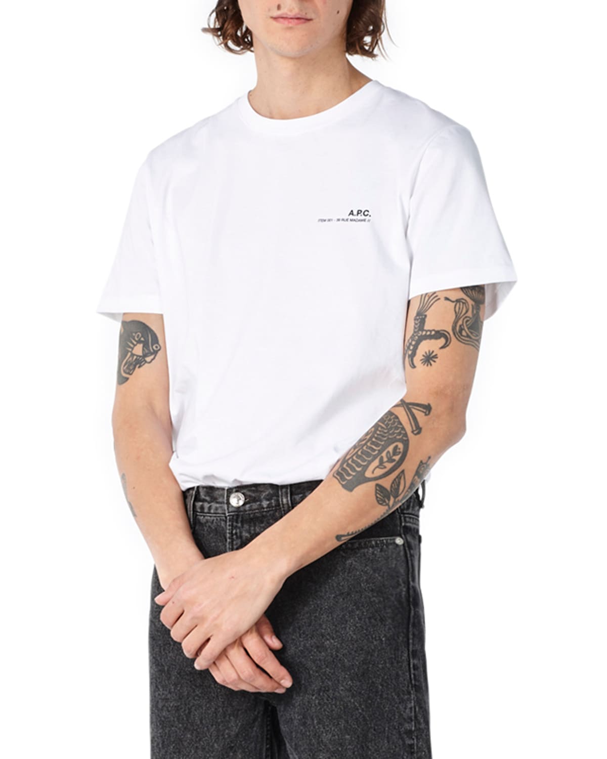 Apc White Item T-shirt In White