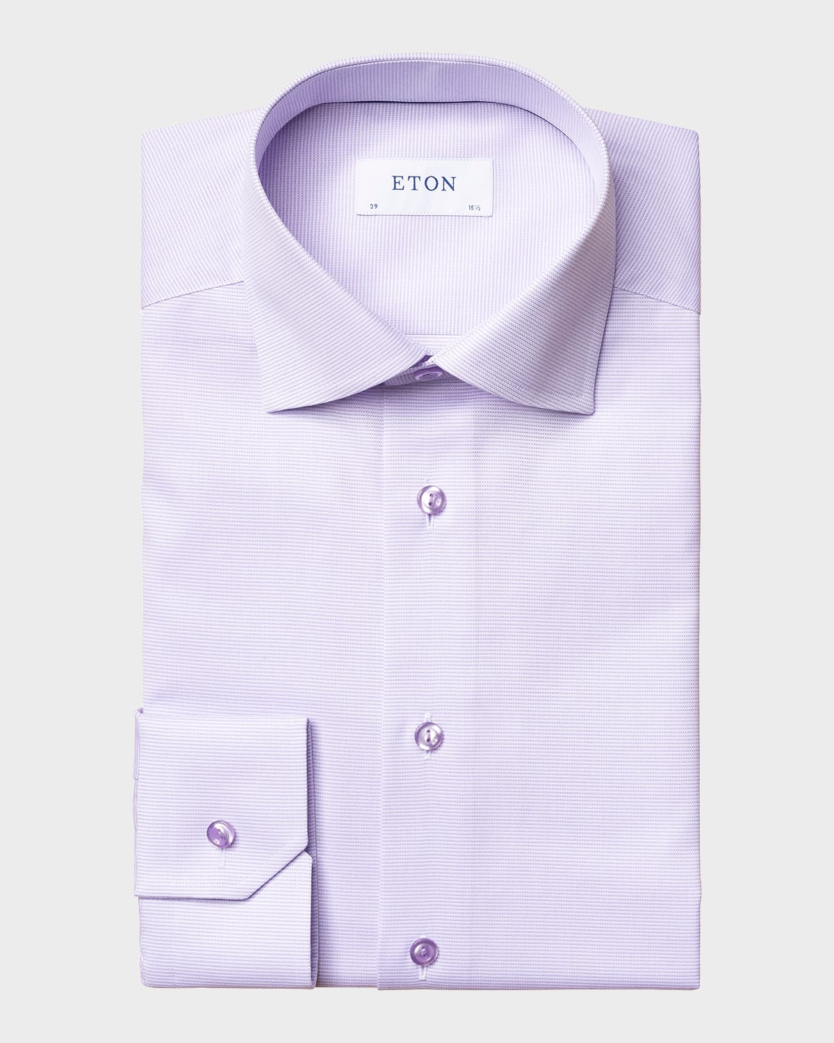 Men's Contemporary-Fit Houndstooth Dress Shirt, Purple