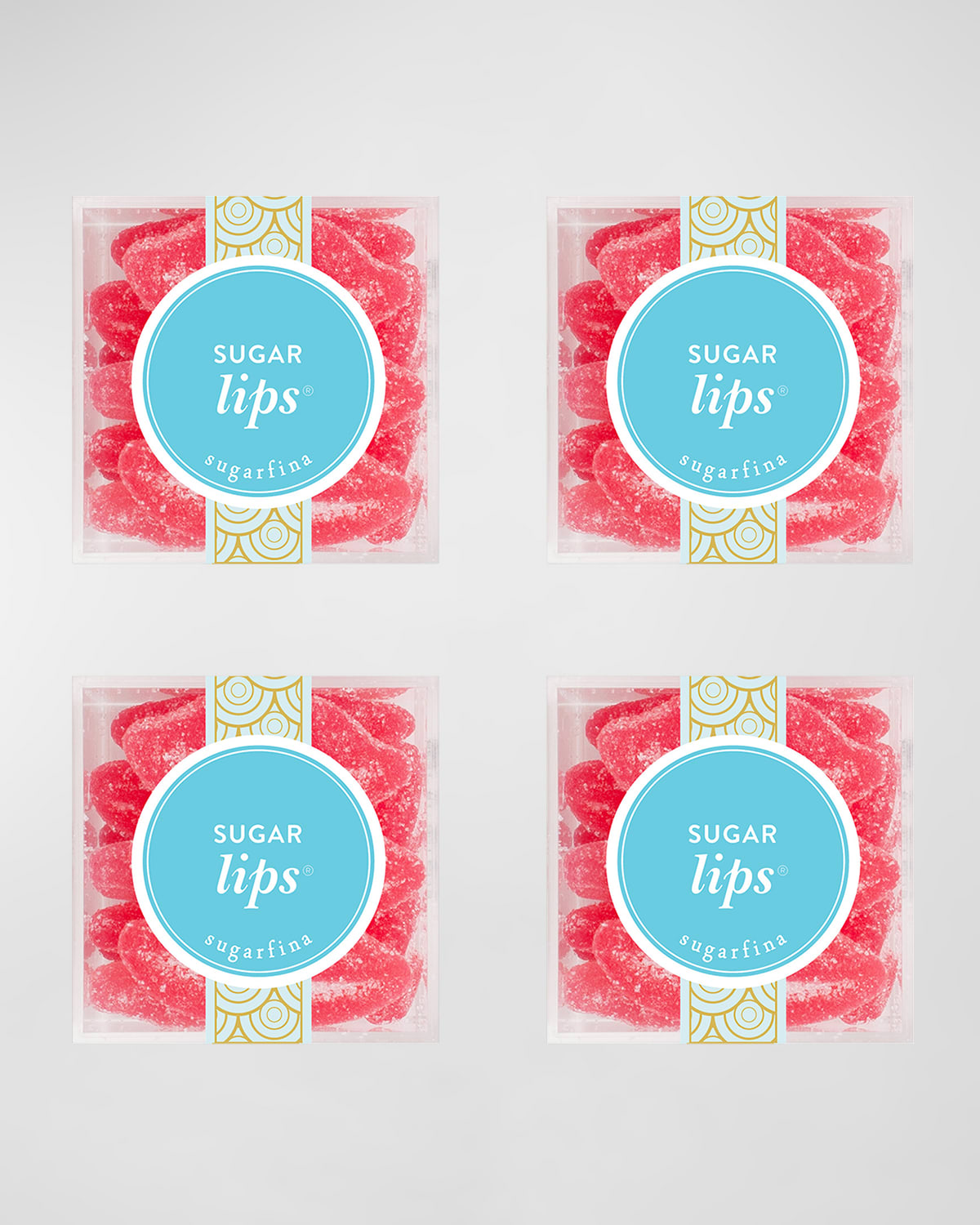 Sugarfina Sugar Lips Small Cube 4-piece Kit