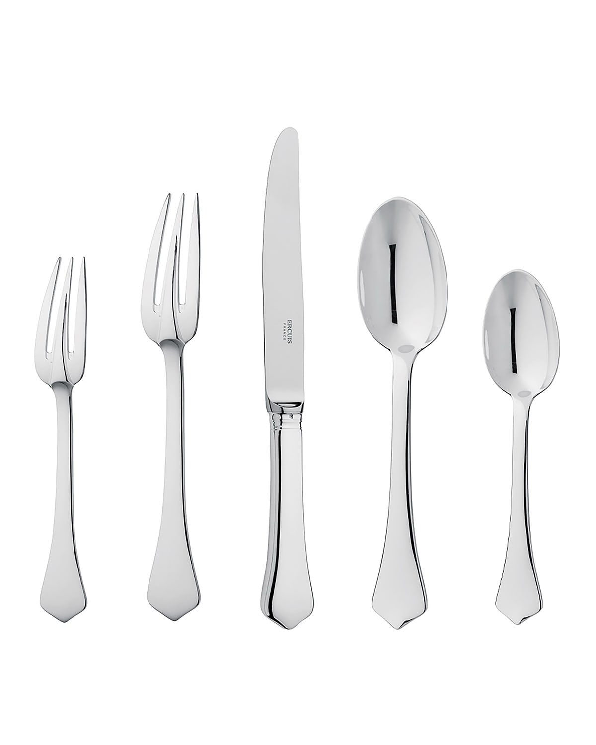 Shop Ercuis Brantome Silver Plated 5-piece Flatware Place Setting