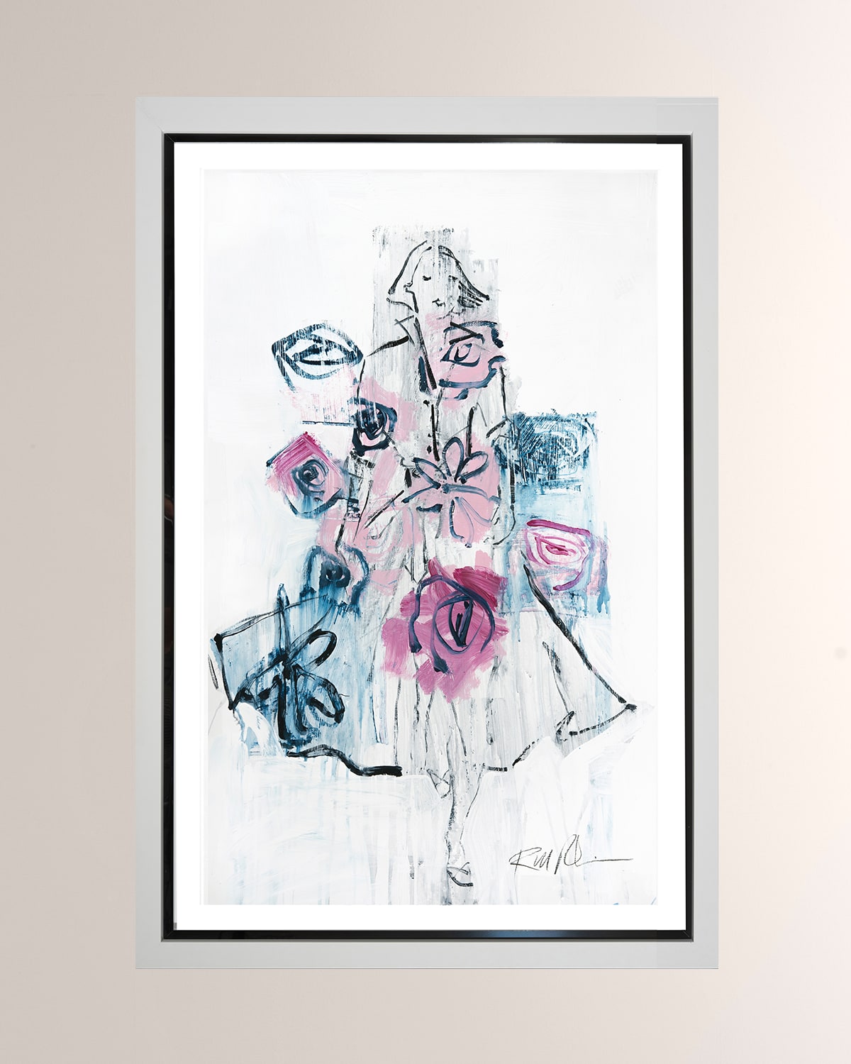 Shop Rfa Fine Art City Woman Ii Giclee Art In Multi