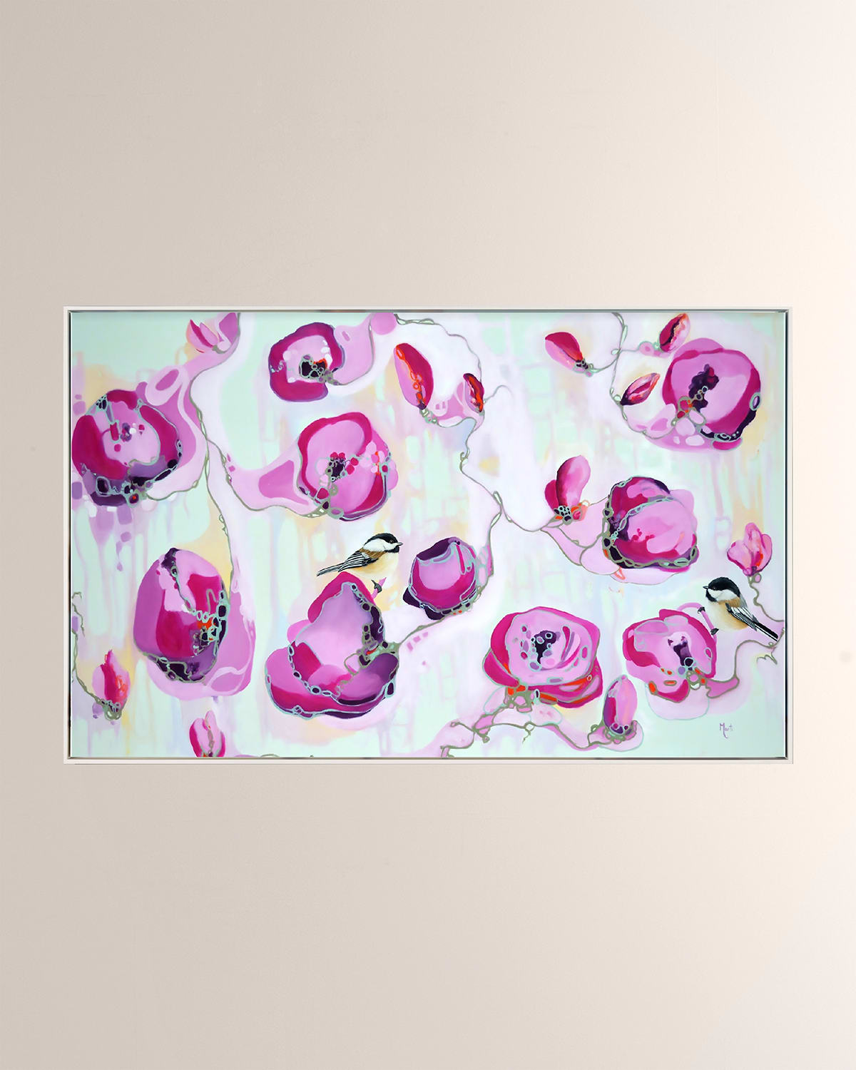 Shop Rfa Fine Art Flowers Of Love Giclee Art In Multi