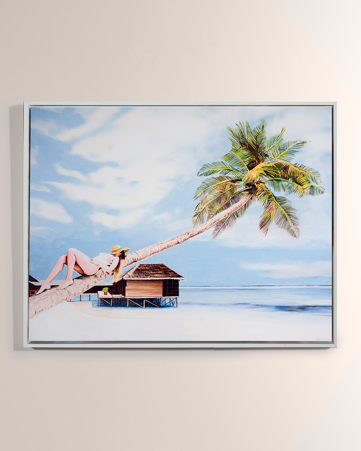 Shop Rfa Fine Art Palm Solice Giclee Art In Multi