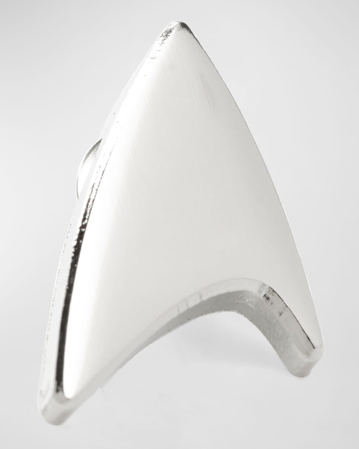 Cufflinks, Inc Men's Star Trek Delta Shield Lapel Pin In Silver