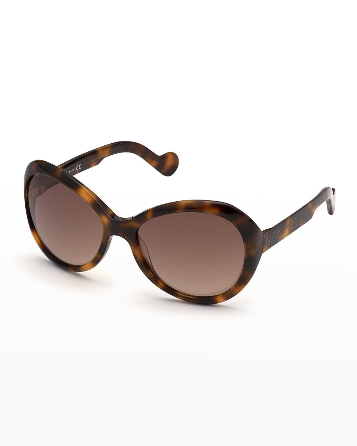 MONCLER ACETATE BUTTERFLY SUNGLASSES