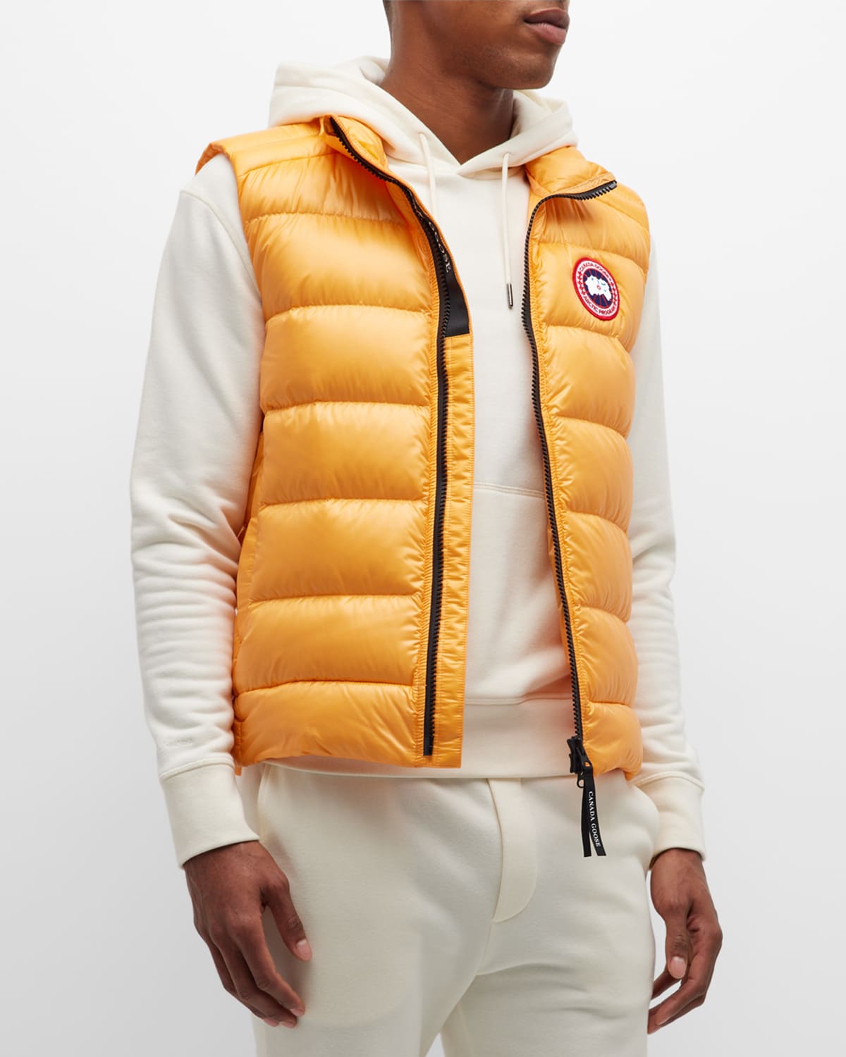 Canada Goose Crofton Channel Quilted Down Vest In Sundial