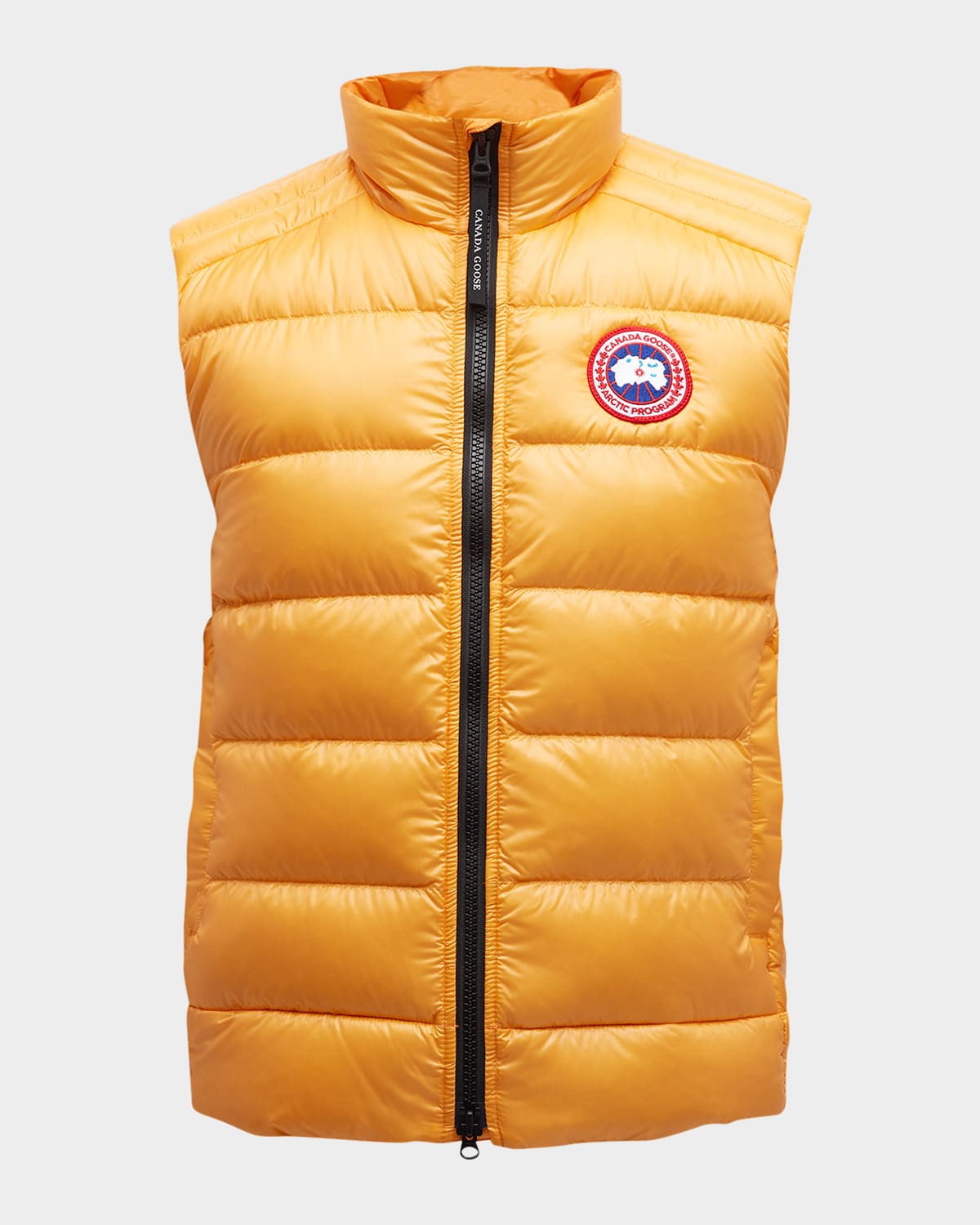 Canada Goose Crofton Channel Quilted Down Vest In Sundial-teinte Solaire