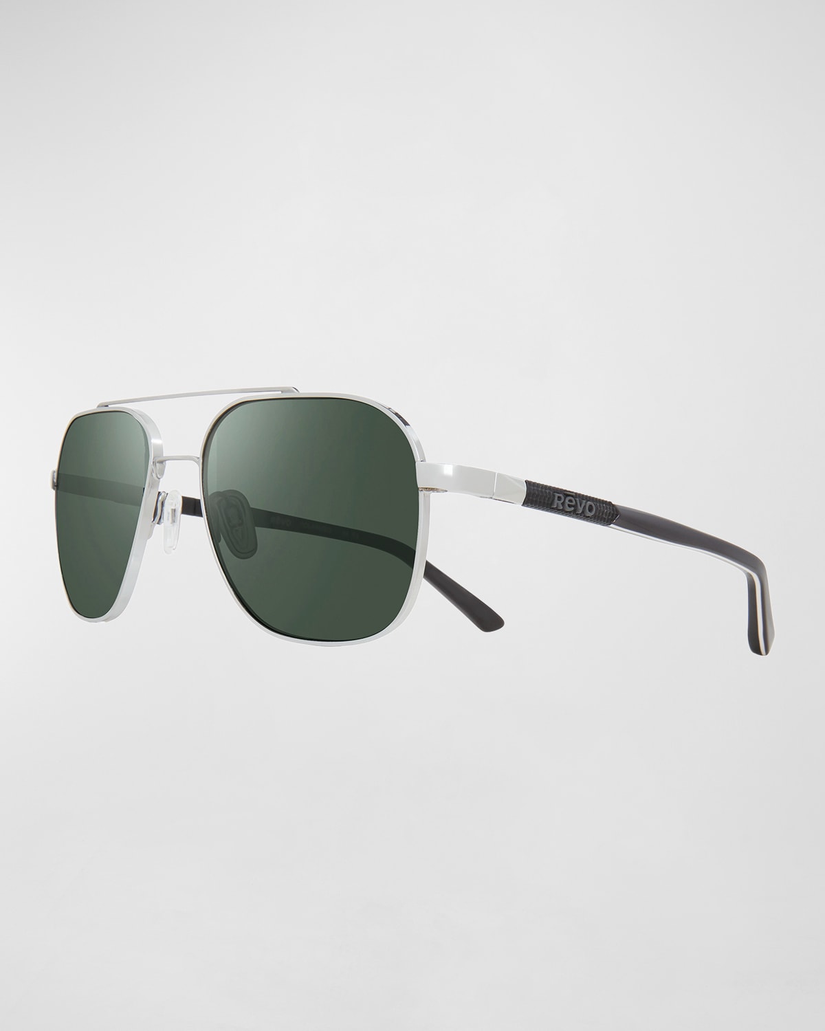 Men's Harrison Metal/Acetate Aviator Sunglasses