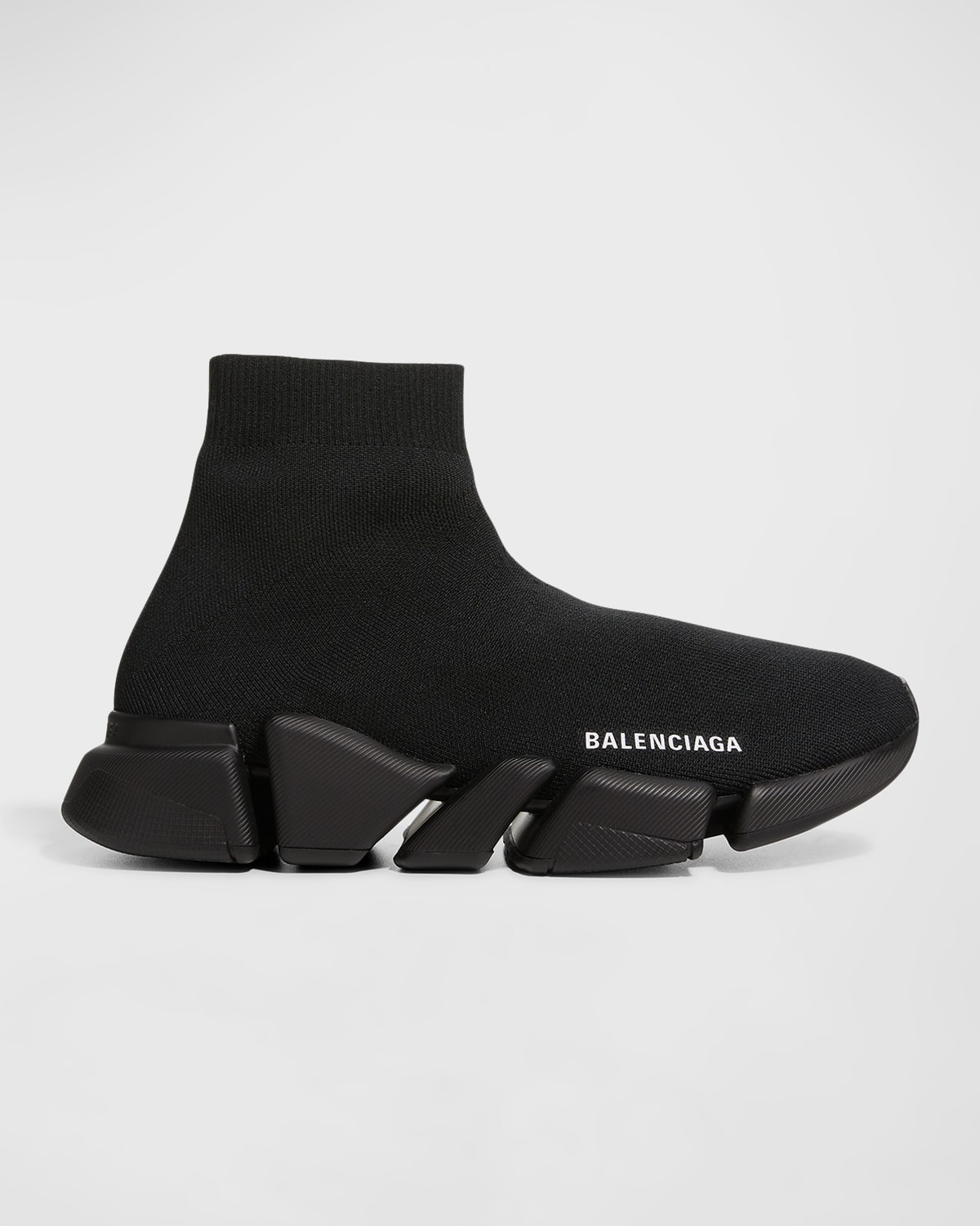 Balenciaga Speed Knit Sock Trainer Sneakers In Noir