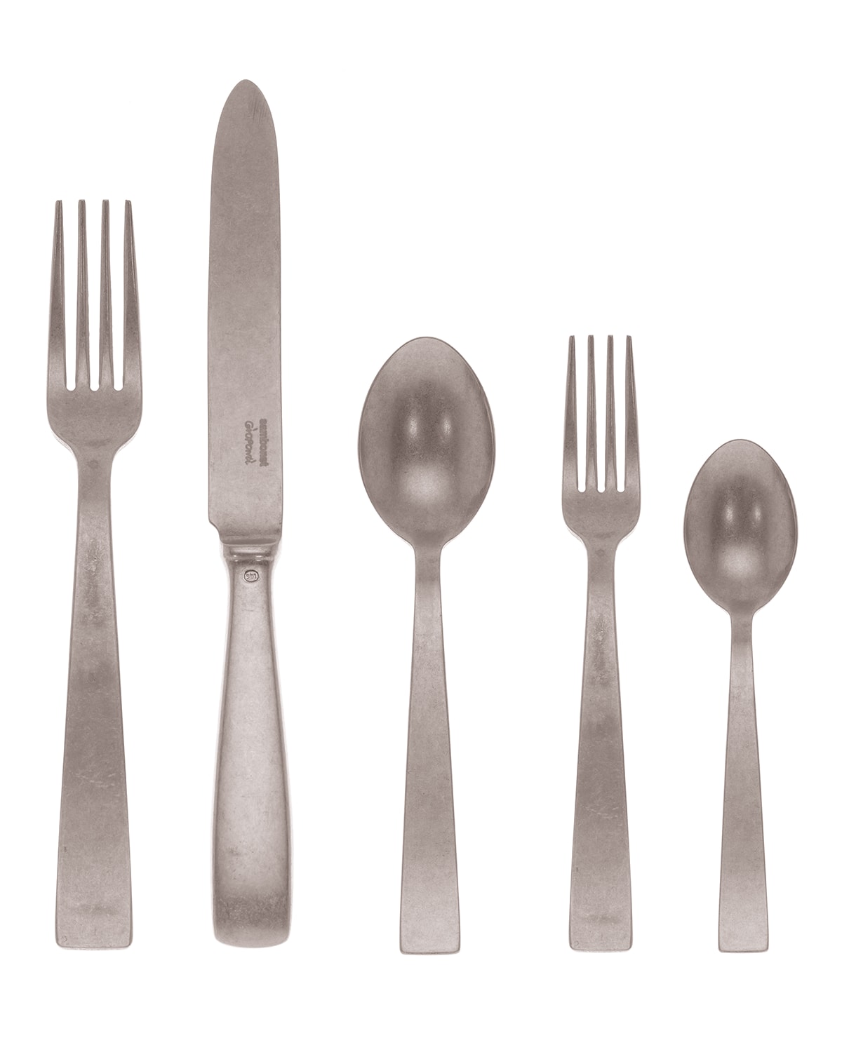 Shop Sambonet Gio Pointi Vintage 5-piece Flatware Place Setting In Silver