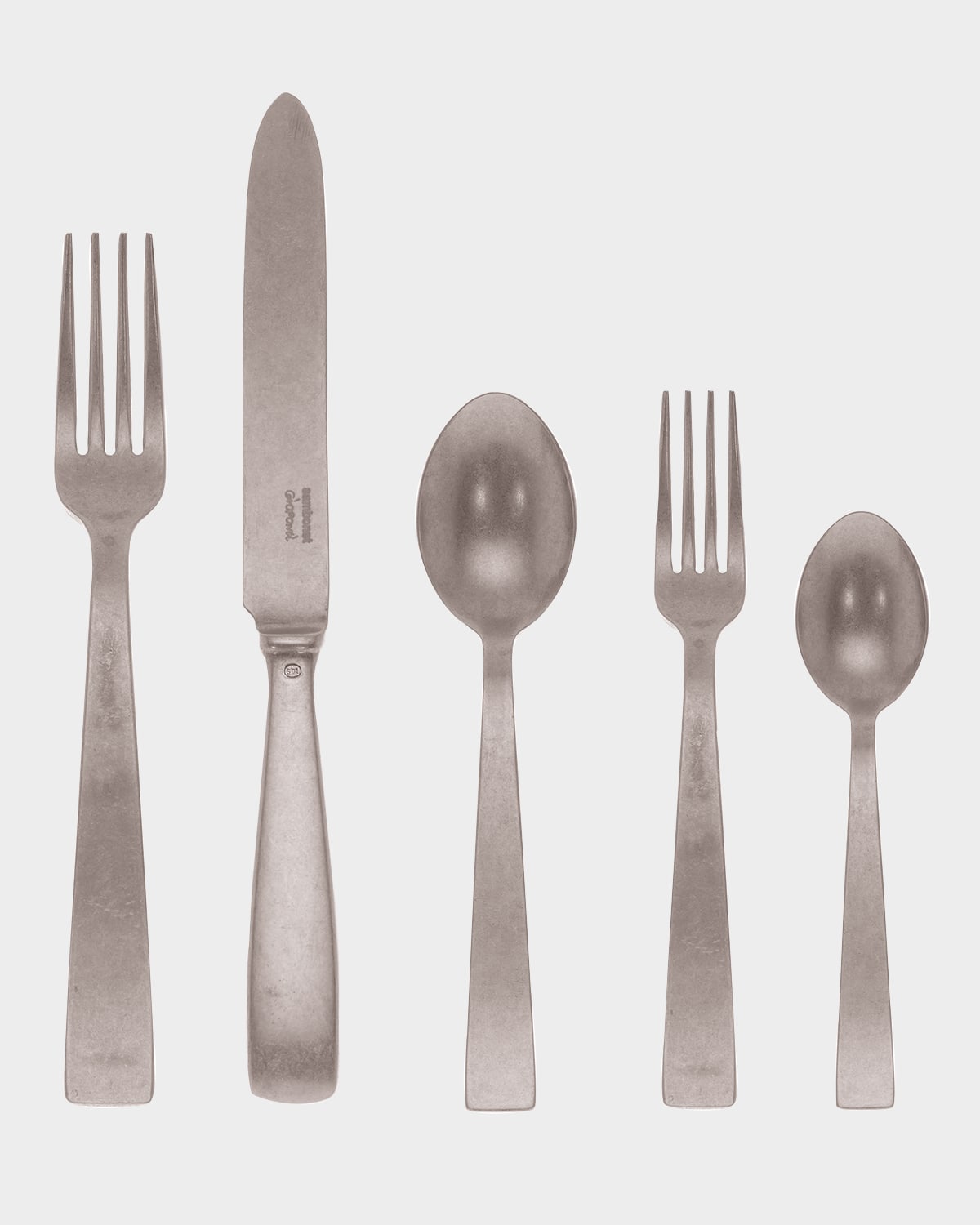 Shop Sambonet Gio Pointi Vintage 5-piece Flatware Place Setting In Silver