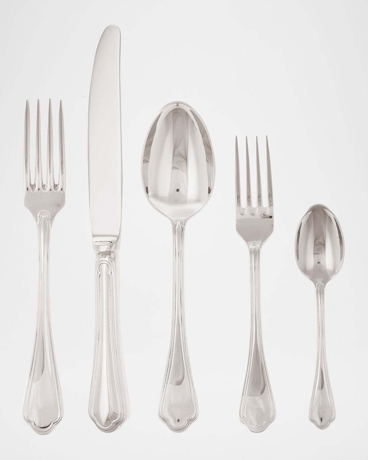 Shop Sambonet Filet Toiras Silver 5-piece Flatware Place Setting