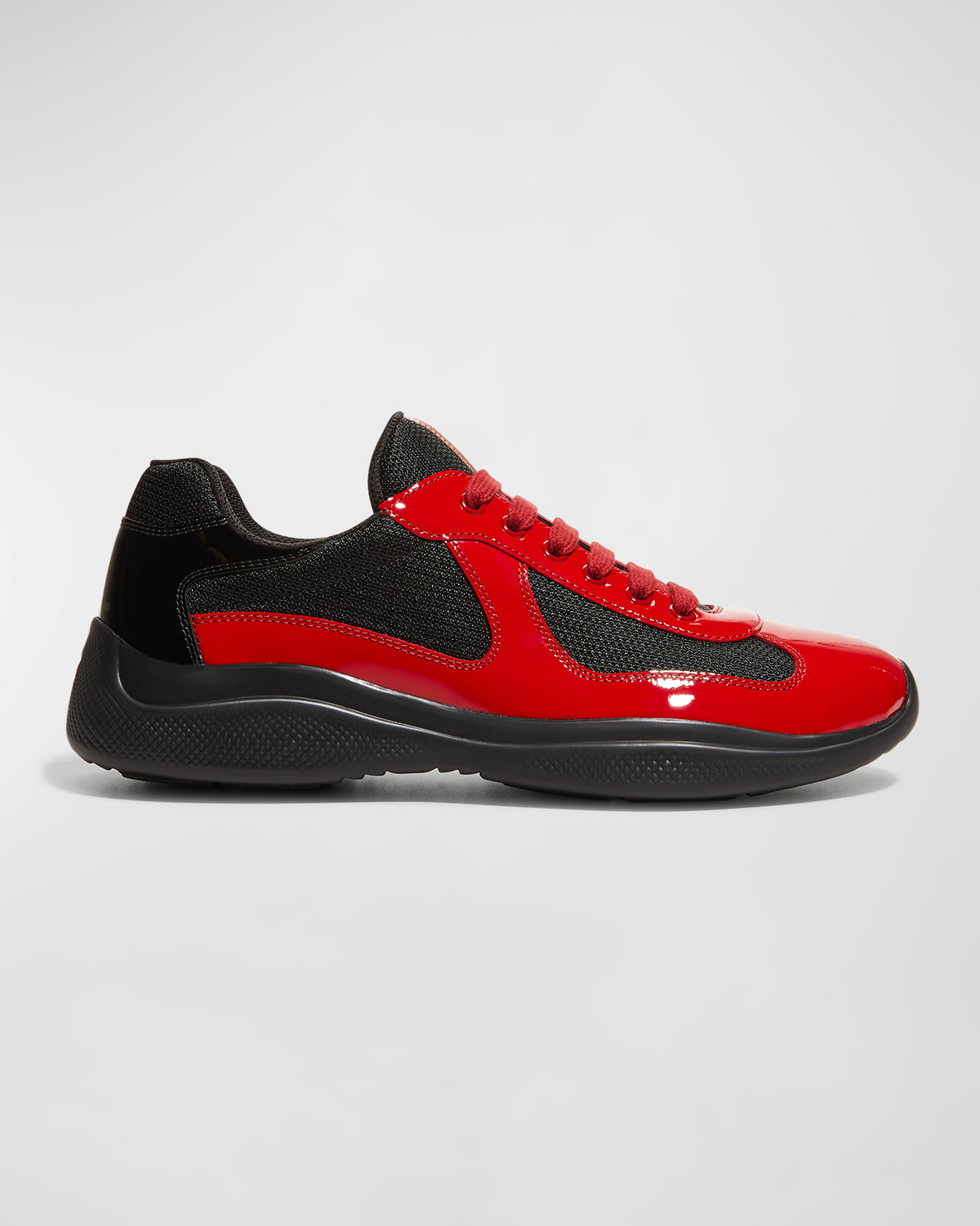 mens red prada sneakers