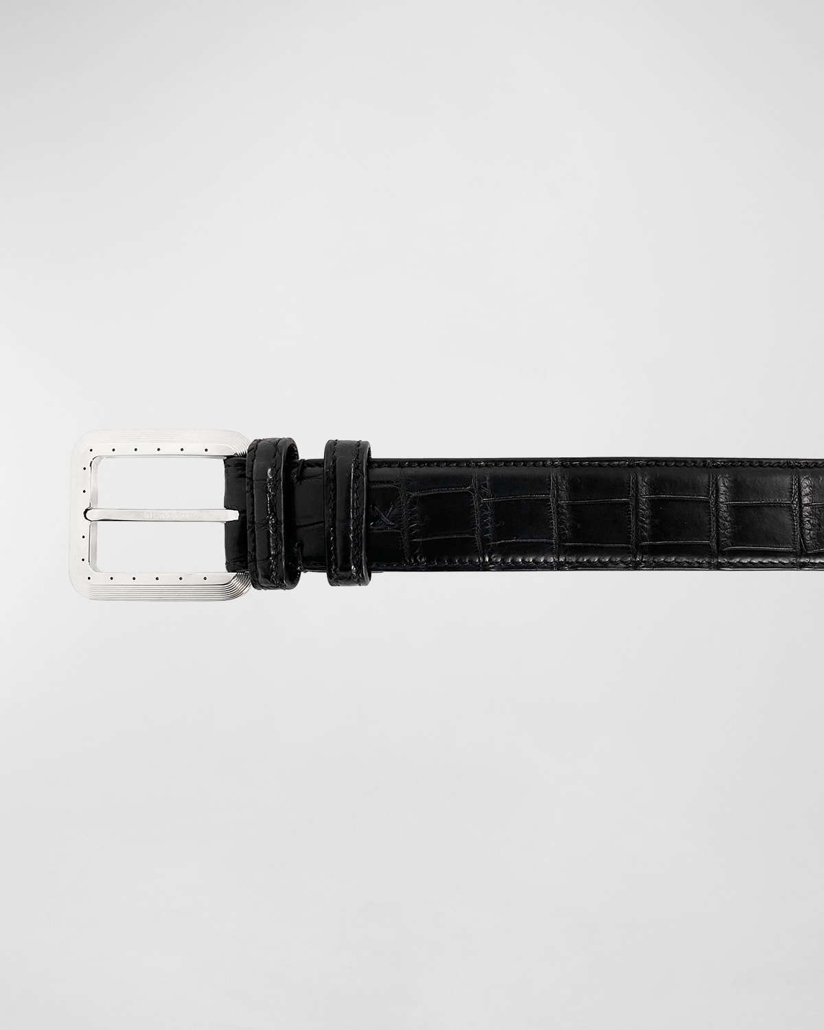 Men's Crocodile Leather Belt
