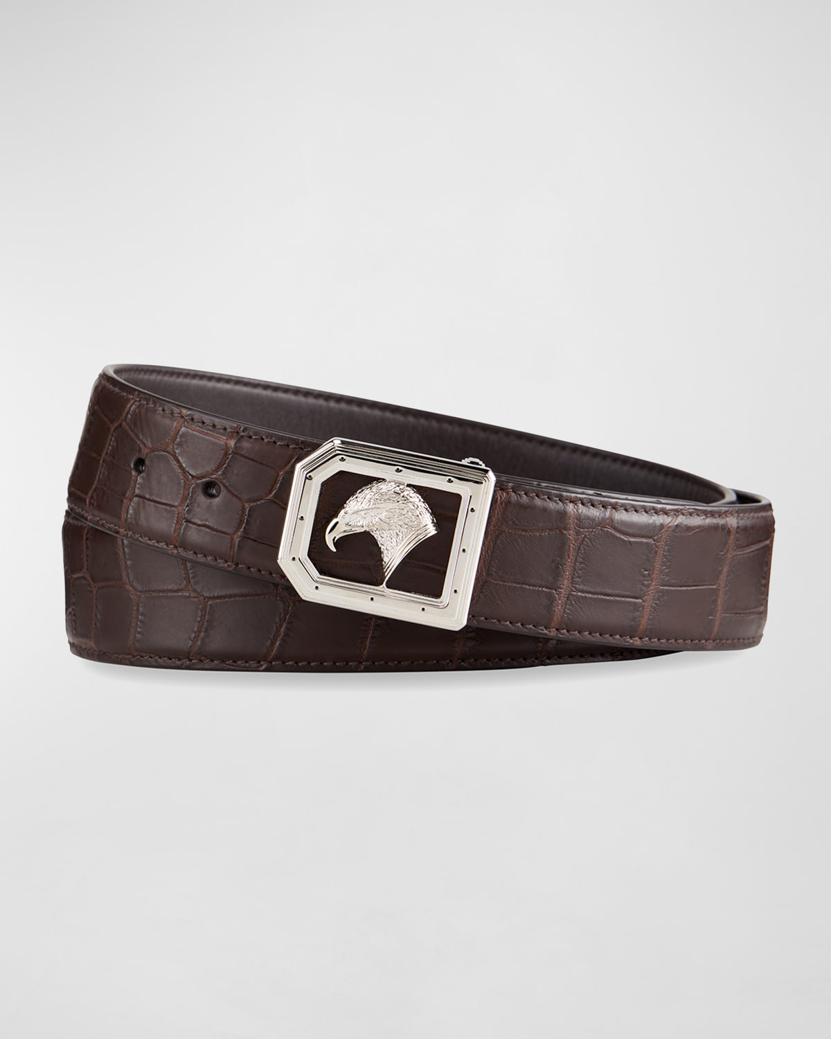 Men's Signature Crocodile Leather Belt
