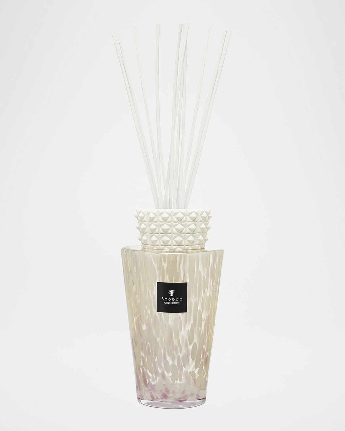 Baobab Collection White Pearls Totem Fragrance Diffuser In Pink/wht