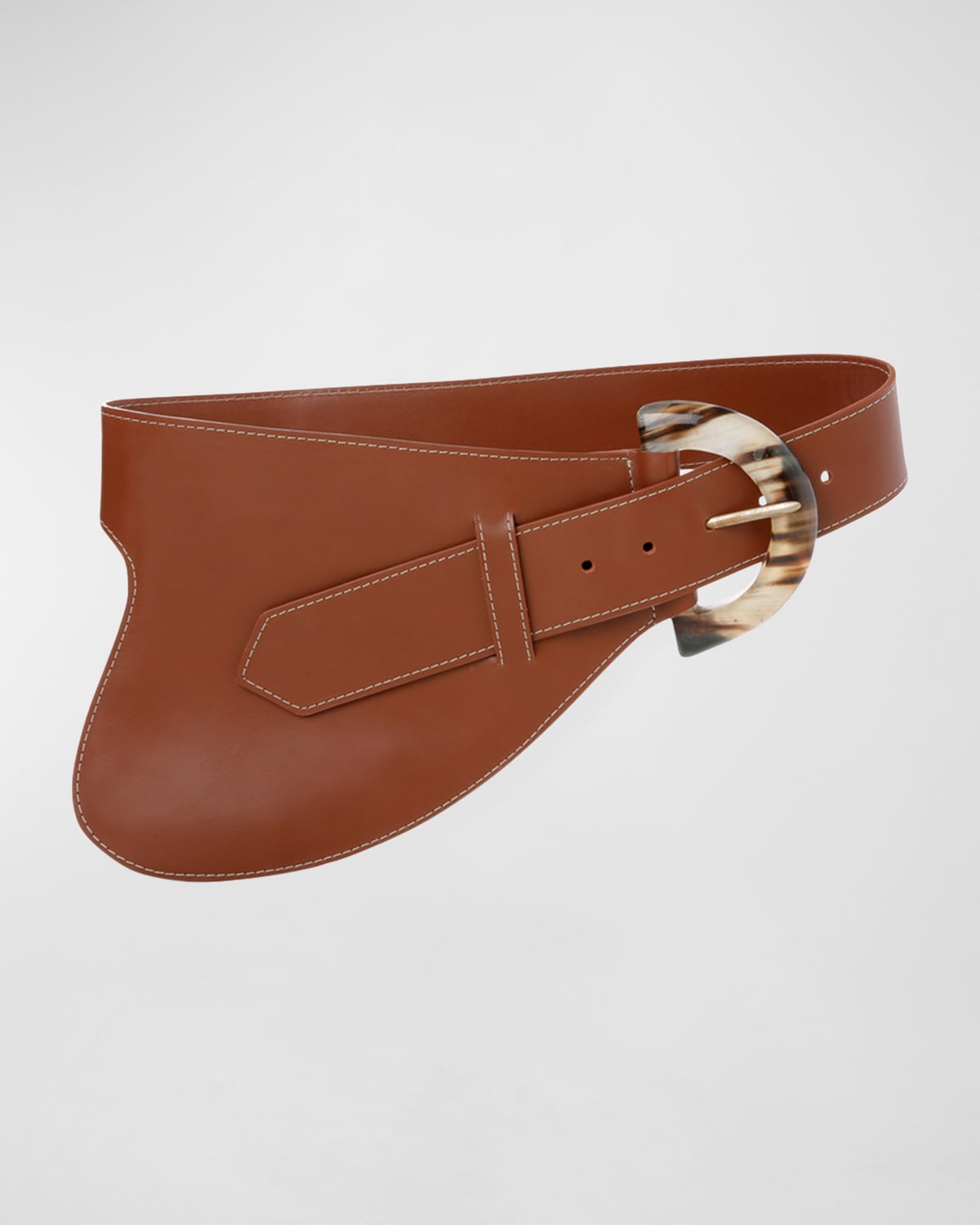Adriana Castro La Jefa Leather Belt Bag In Marron