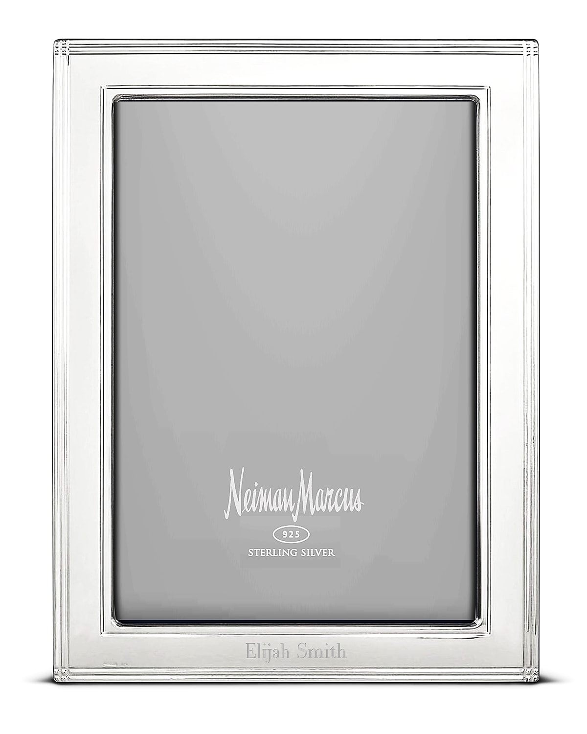 Cunill America Madison Personalized Frame, 5" X 7" In Silver Block Font