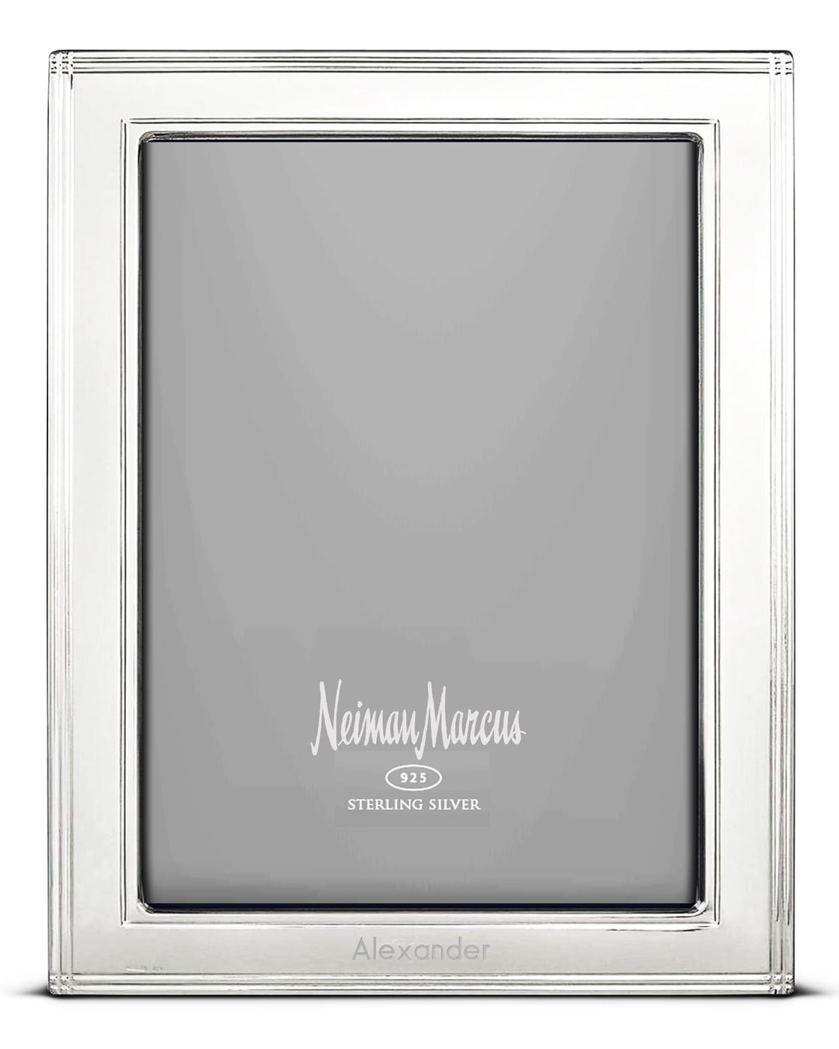 Cunill America Madison Personalized Frame, 8" X 10" In Silver Futura Fon