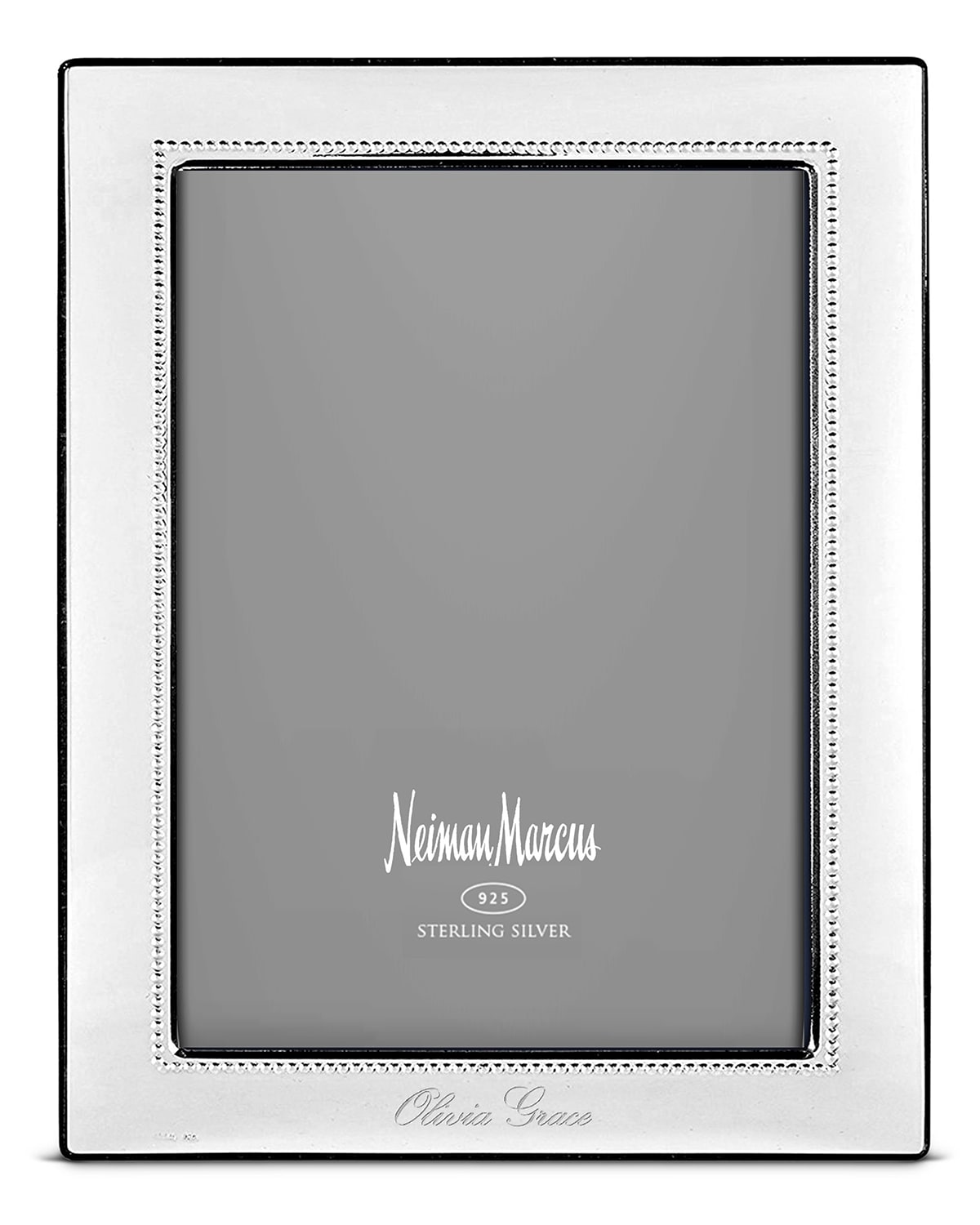 Cunill America Beaded Personalized Frame, 5" X 7" In Metallic