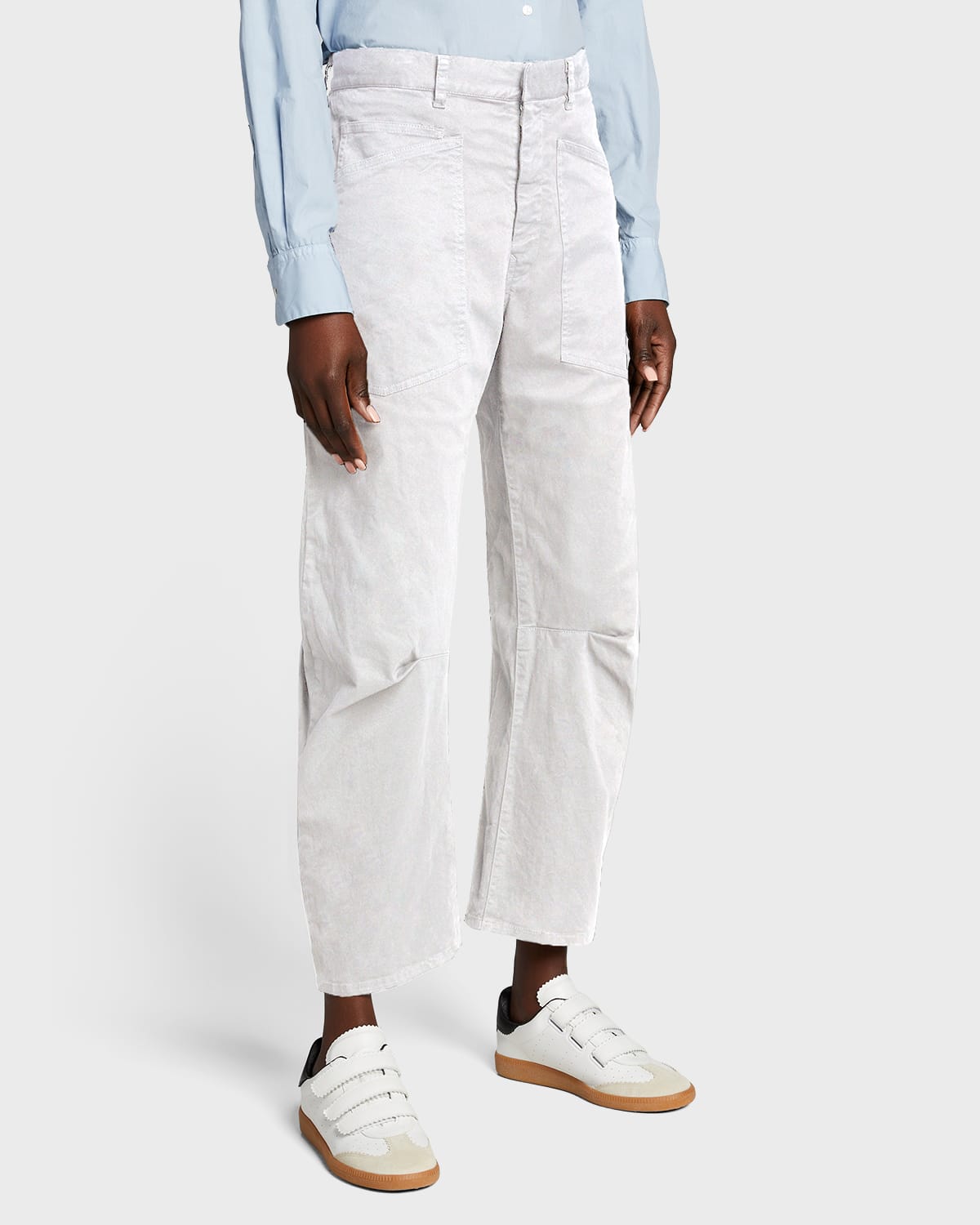 Nili Lotan Shon Pants In White