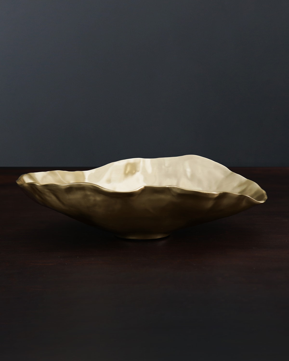 Shop Beatriz Ball Sierra Maia Large Oval Bowl In Gold