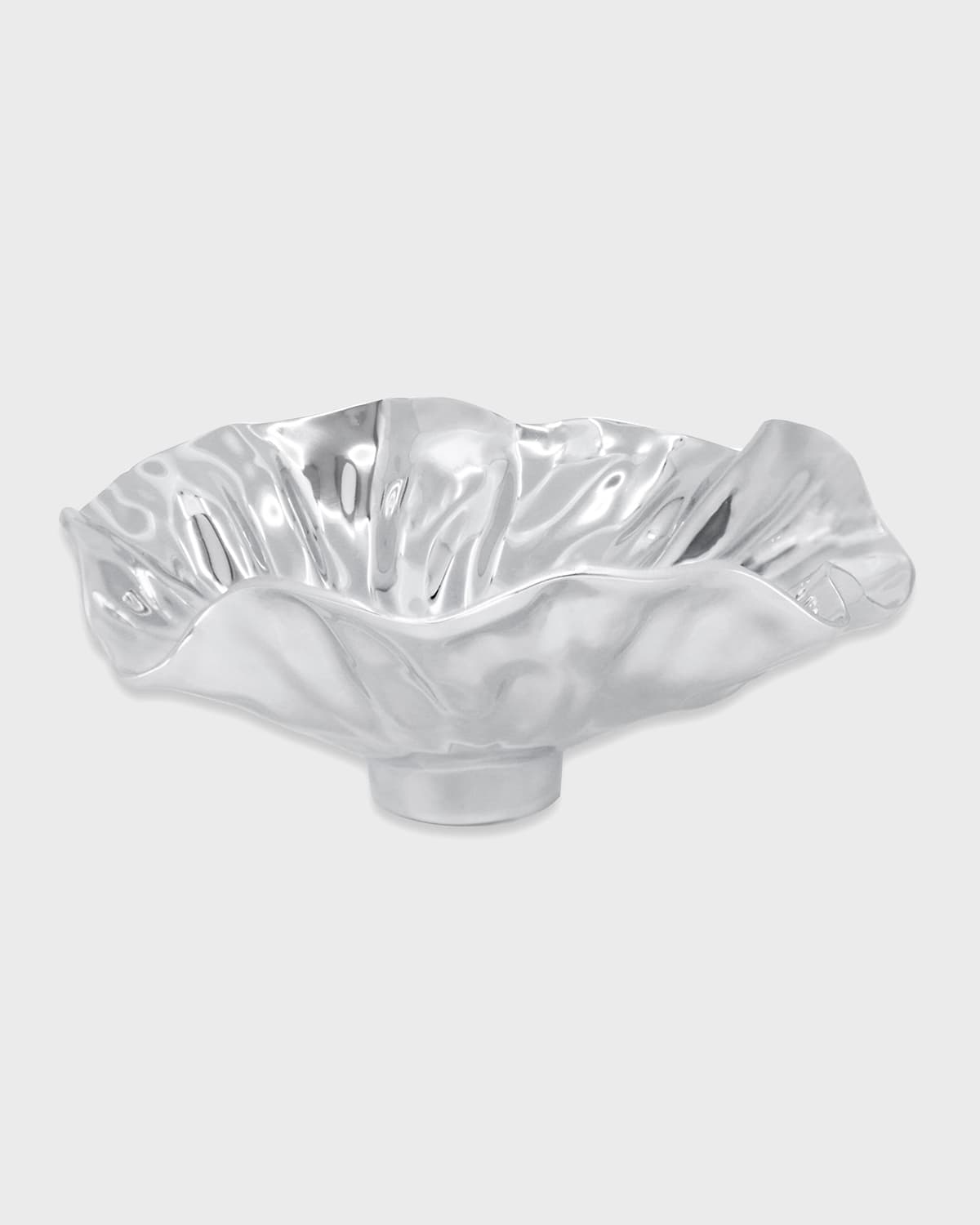 Shop Beatriz Ball Vento Bloom Small Bowl In Aluminum