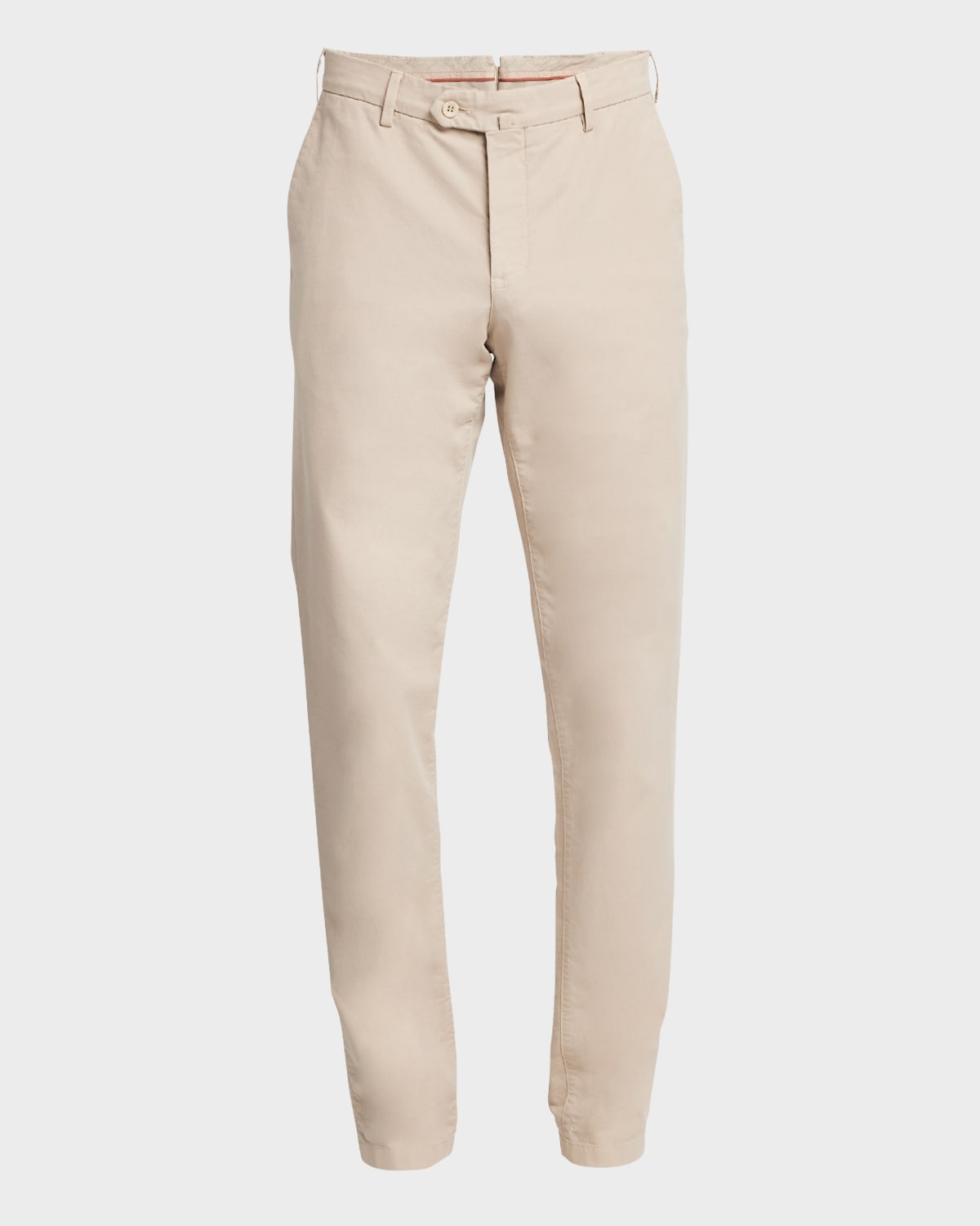 Loro Piana Slim-fit Garment-dyed Cotton-blend Trousers In Colombia