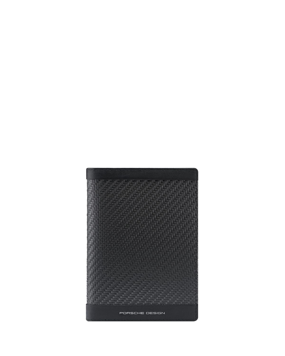 Shop Porsche Design Carbon Passport Holder In Black