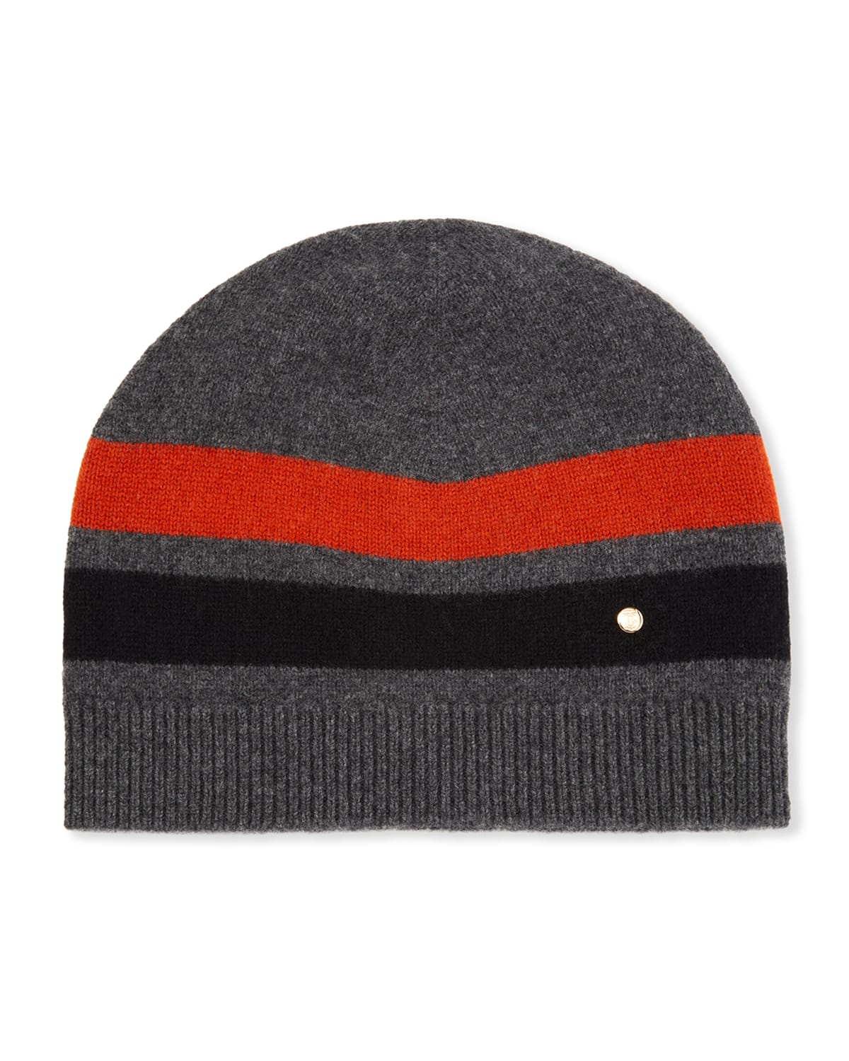 Men's Graphic-Stripe Beanie Hat