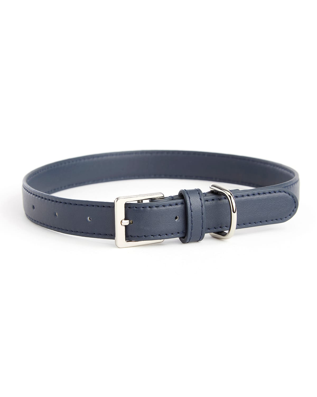 Shop Royce New York Medium Luxe Dog Collar In Navy Blue