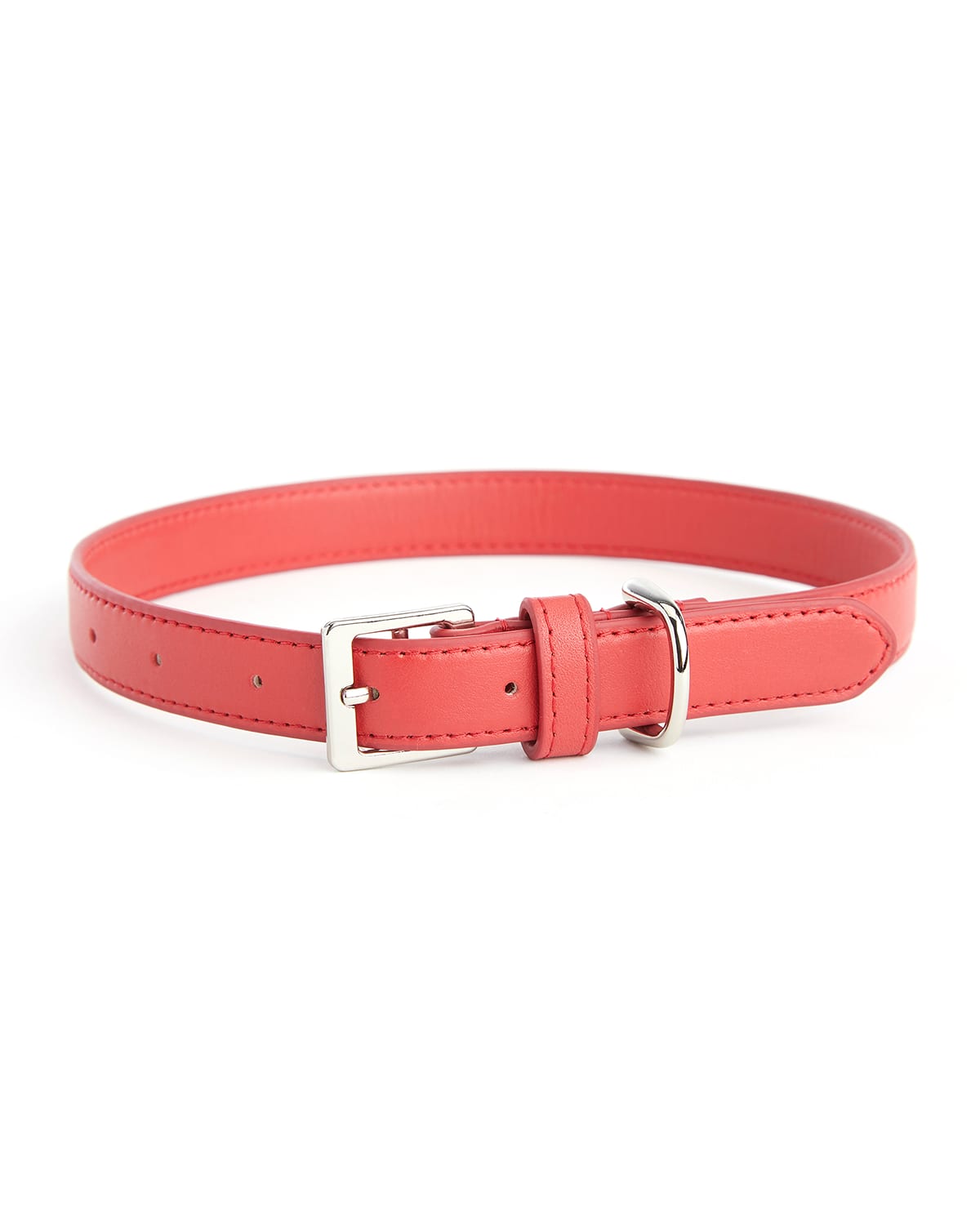 Shop Royce New York Medium Luxe Dog Collar In Red