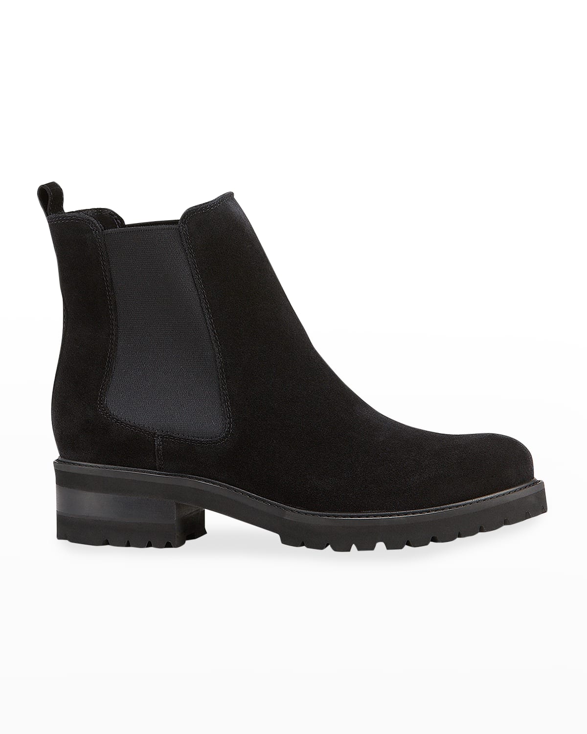 La Canadienne Connor Waterproof Suede Chelsea Boots In Black