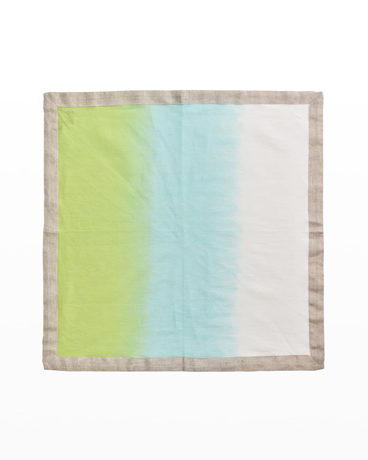 Kim Seybert Dip Dye Napkin In Blue/green