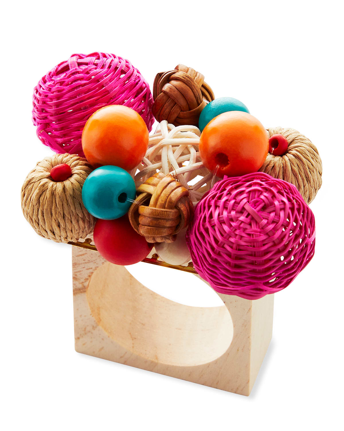 Kim Seybert Java Napkin Ring In Multi