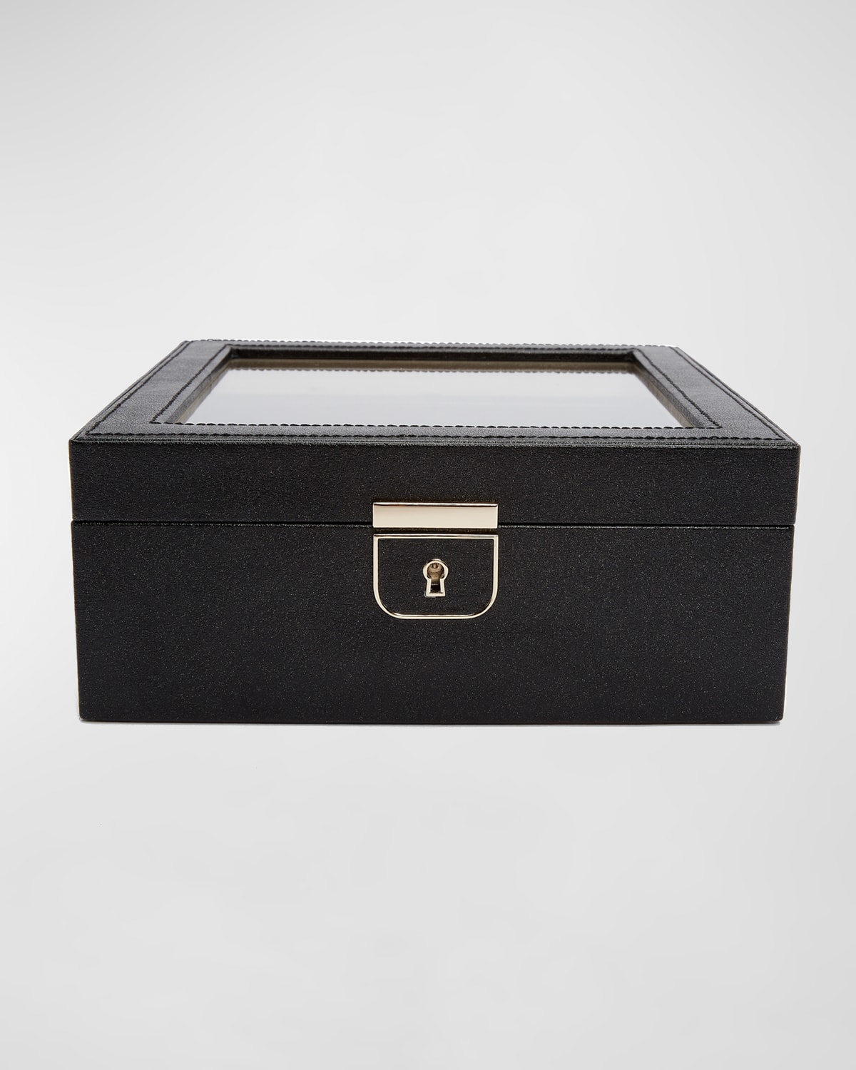 Wolf Palermo 6-piece Watch Box In Black Anthracite