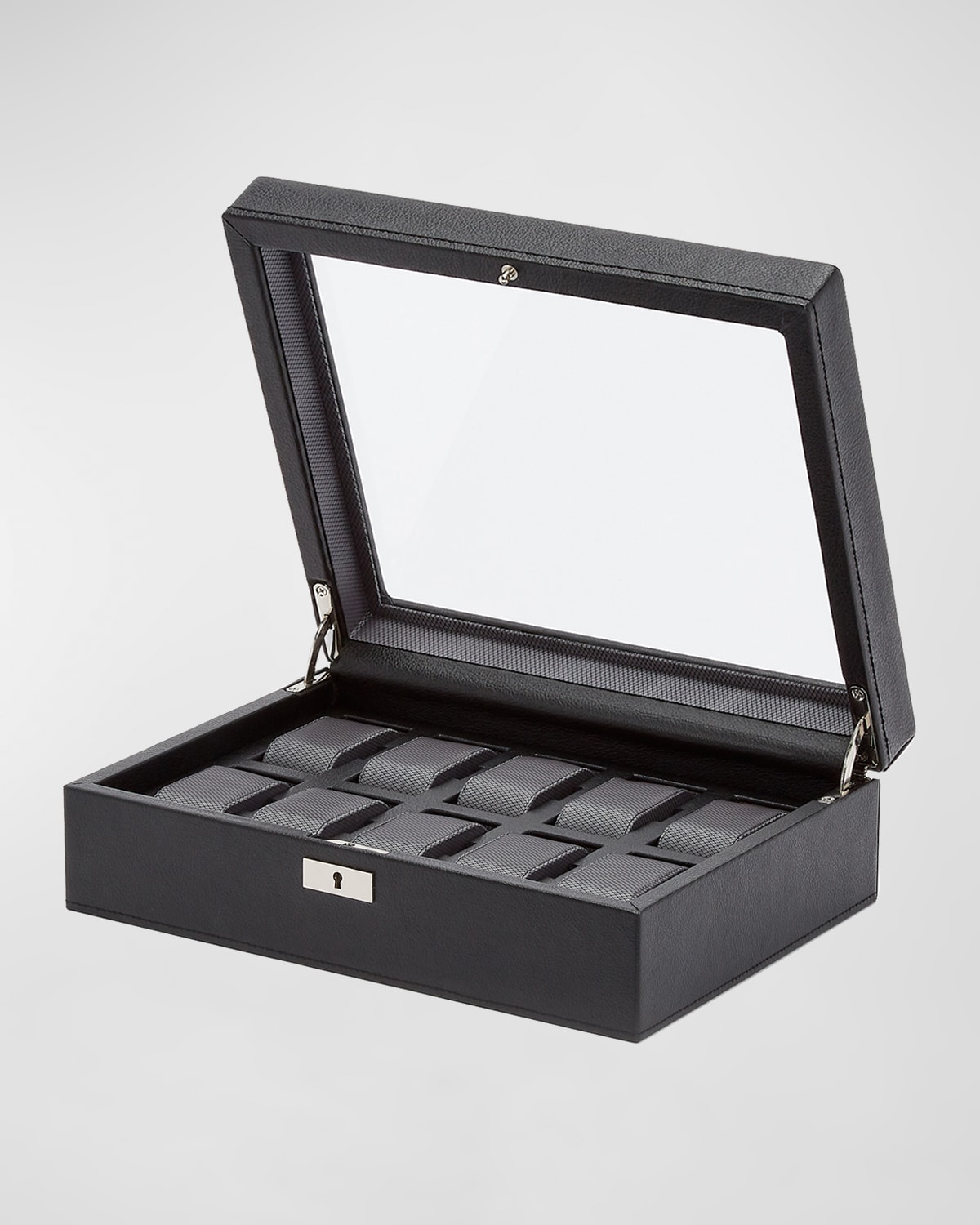 Shop Wolf Viceroy 10-piece Watch Box In Black