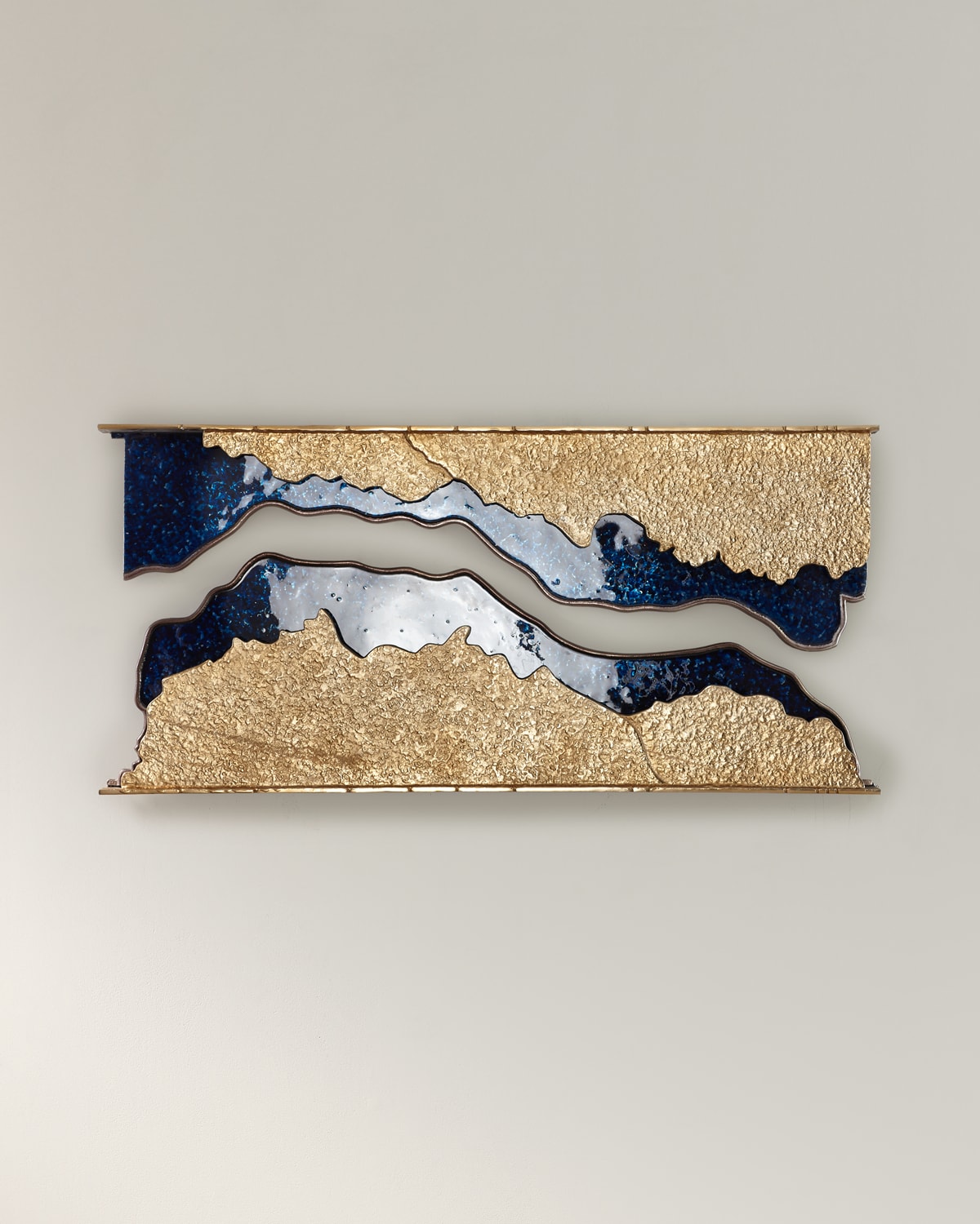 John-richard Collection Sand & Sea Wall Sculpture, Set Of 2 In Multi
