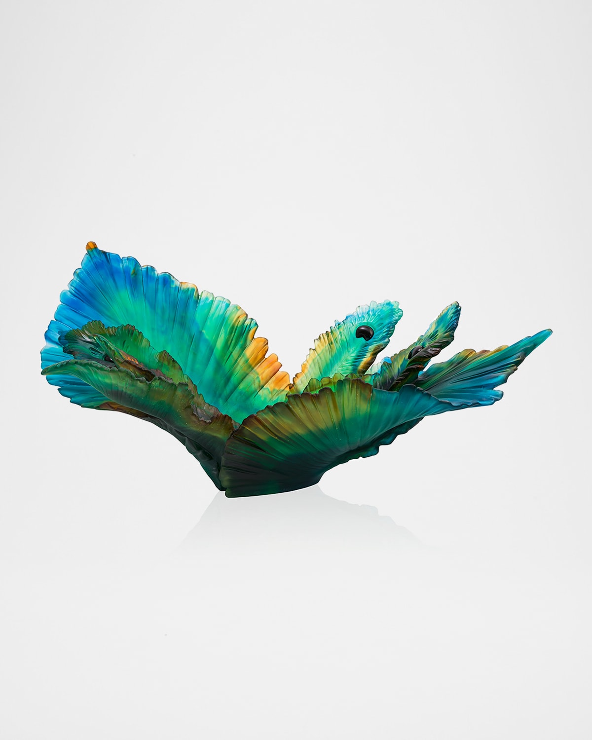 Daum Fleur De Paon Centerpiece